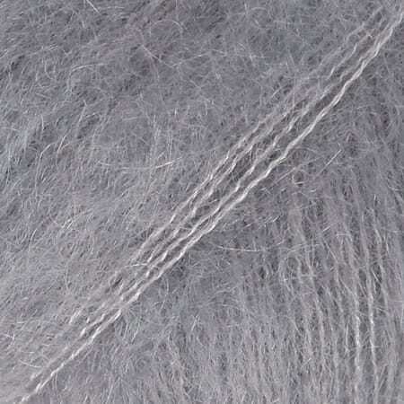 Kid-silk unicolor - 10 grå/ grey