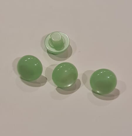 Øyeknapp - mintgrønn - 10 mm