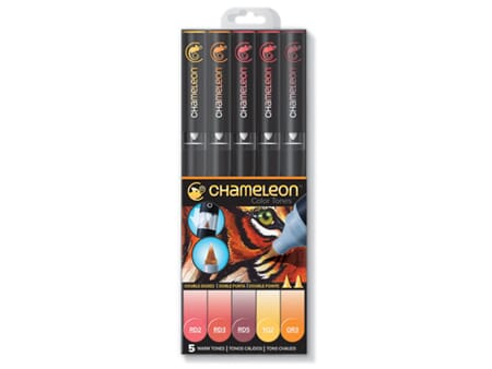 Chameleon Markers 5-pen Warm Tones