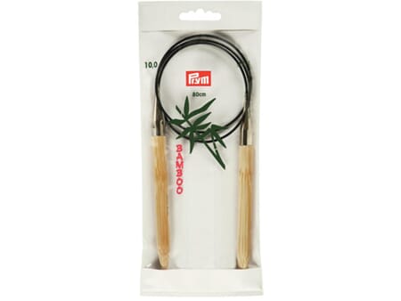Prym Bambus Rundpinne - 80 cm/ 10 mm