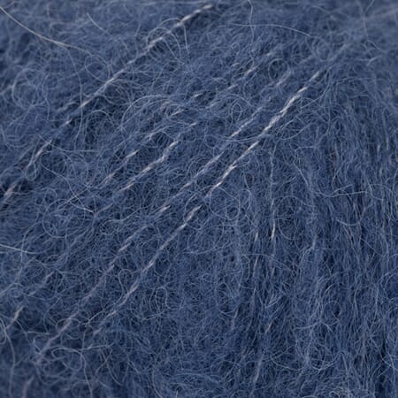 Brushed Alpaca Silk - 39 marineblå